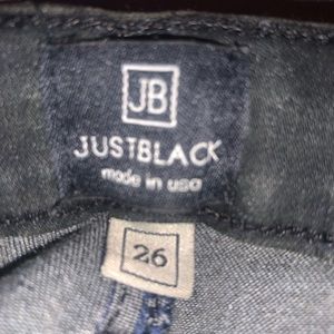 Just Black Jeans, Size 26, black